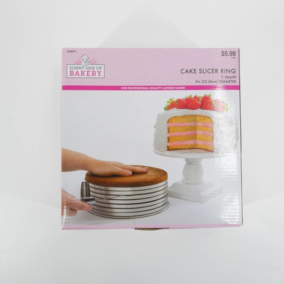 Sunny Side Up Bakery Kitchen Sunny Side Up Bakery Cake Slicer Ring Silver Os New Poshmark